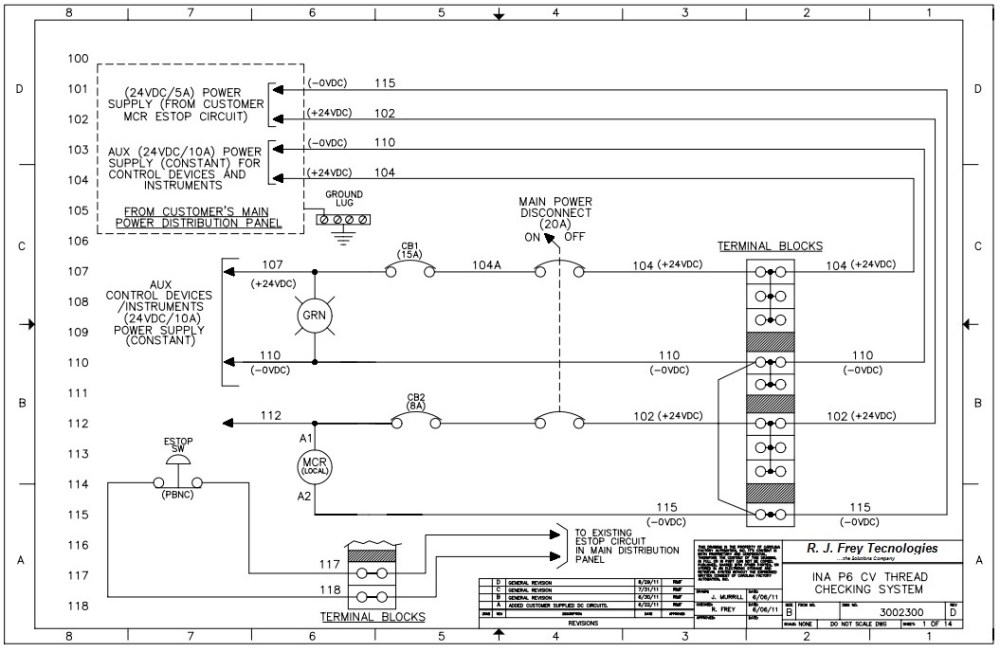 CFA-Thread Inspection System Schematic-SH1