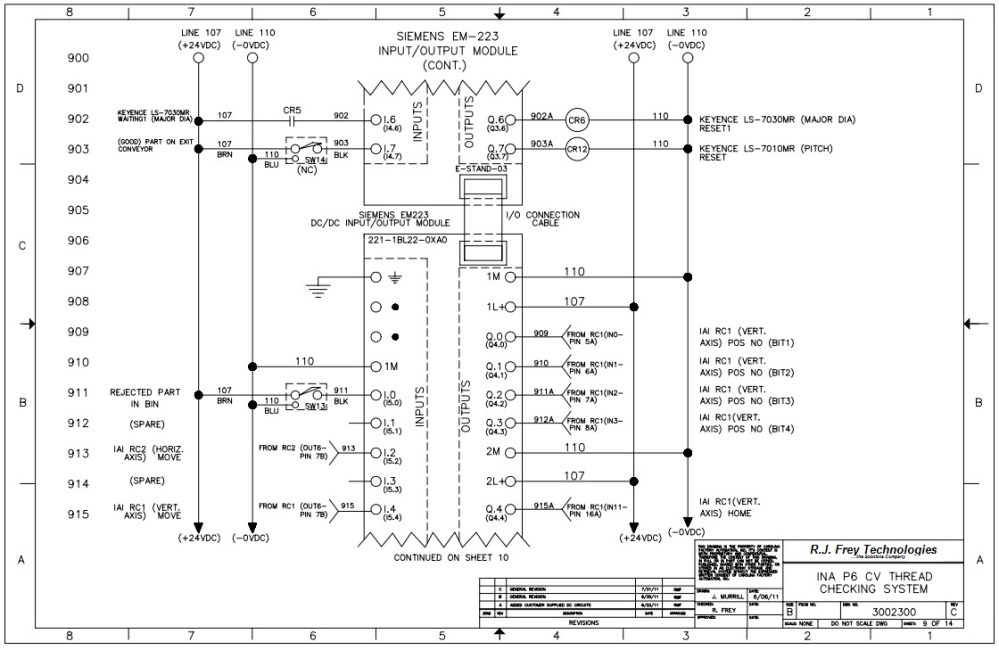 CFA-Thread Inspection System Schematic-SH9